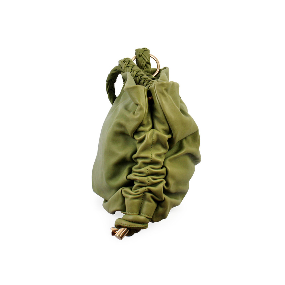 TOD'S Leather Shoulder Bag Green - Picture 7 of 9